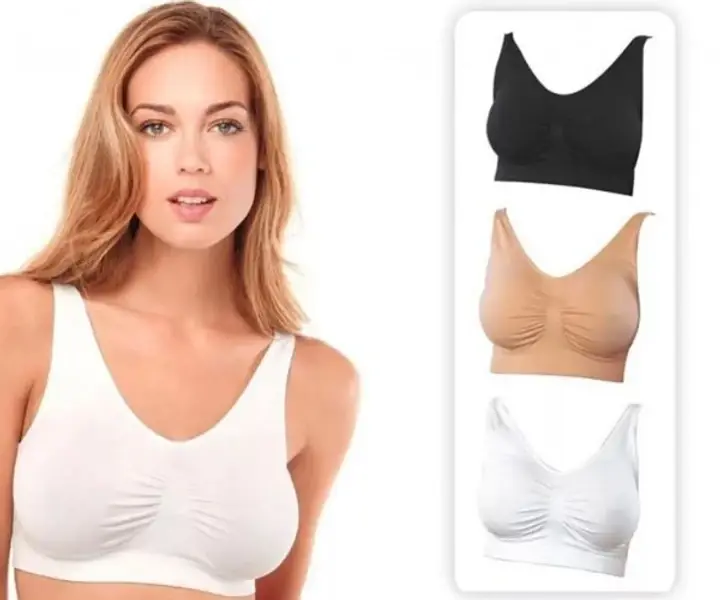 Безшовний бюстгальтер без кісточок Ahh Bra, XL комплект із 3 штук