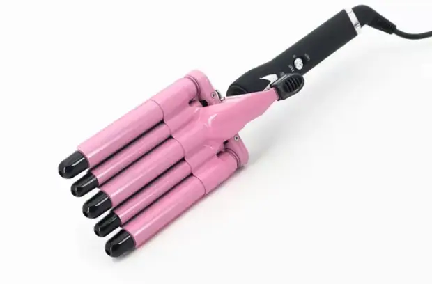 Плойка на п'ять хвиль Hair Curler з керамічним покриттям KR-8832 Рожевий