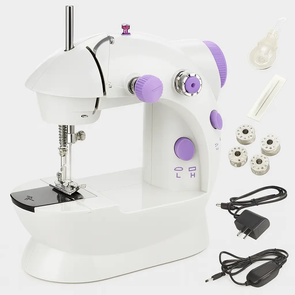 УЦІНКА! Швейна мінімашинка 4 в 1 Mini Sewing Machine SM201 (Плохе паковання 2789)