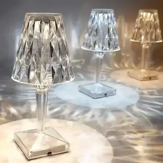 УЦІНКА! Декоративний LED світильник нічник Diamond light Діамант (Плохе паковання 3234)