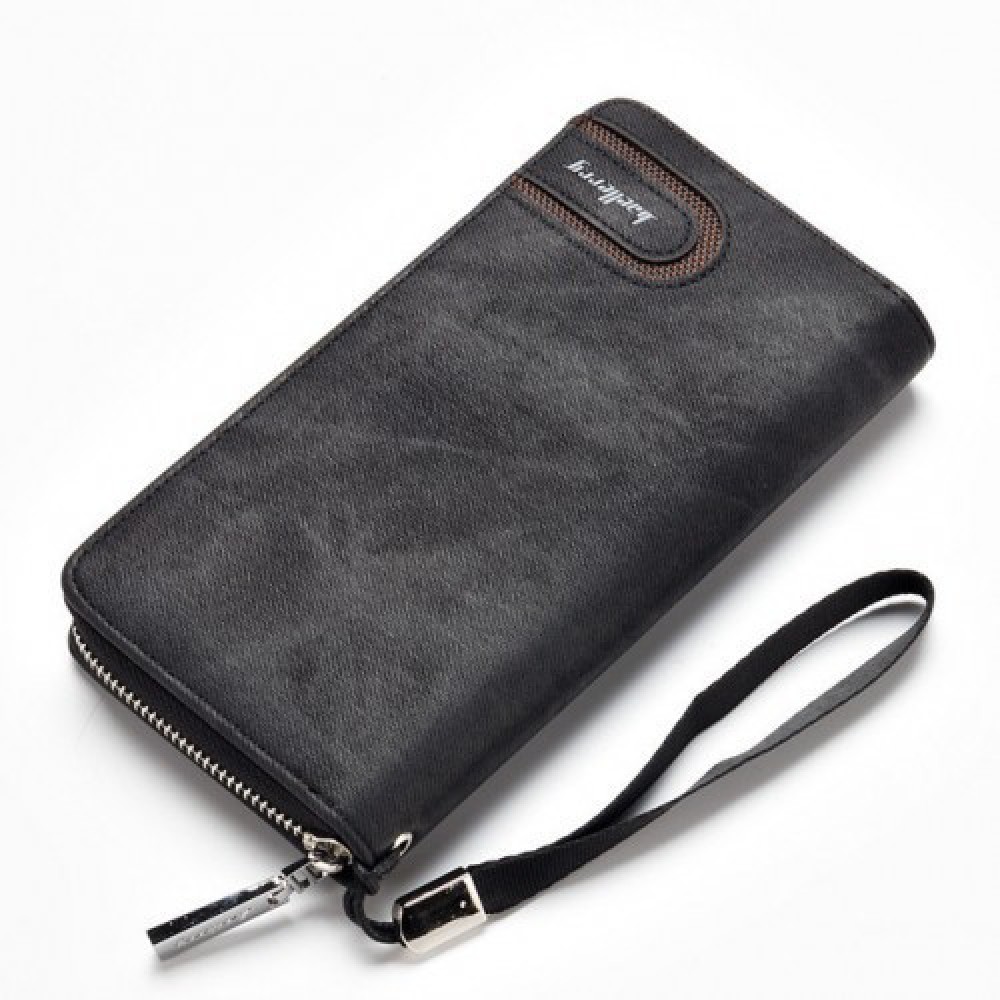 Портмоне BAELLERRY Denim S1514 Black Гаманець чоловічий