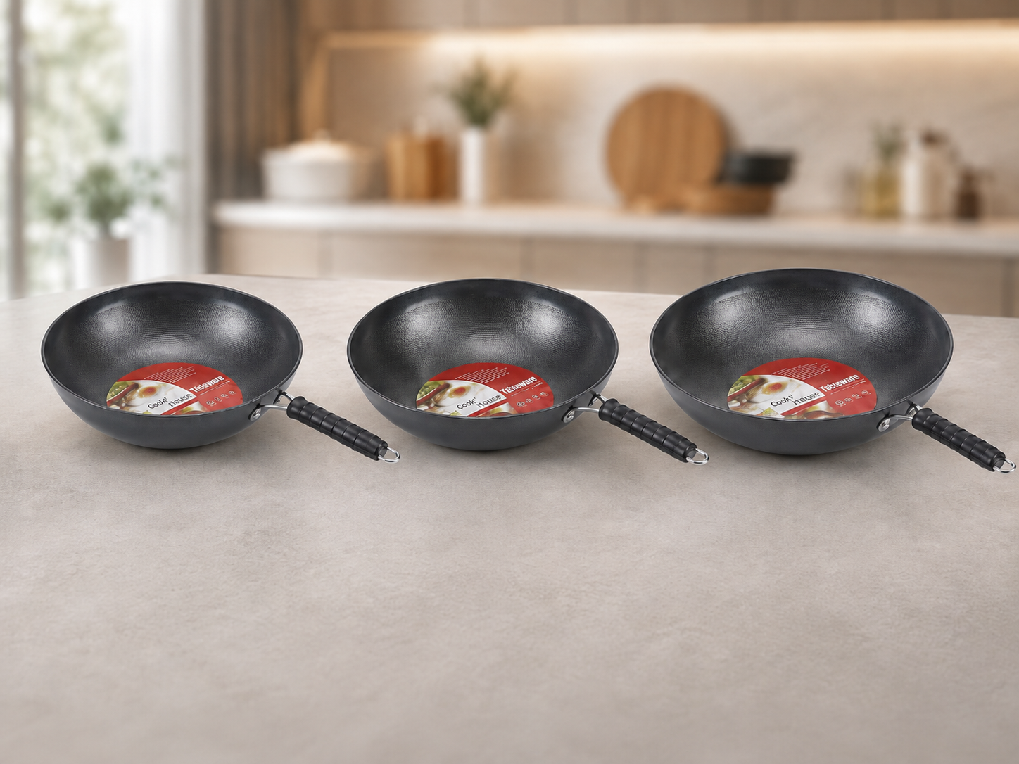 Сковорідка Wok 26X-282 / Пательня антипригарна для кухні глибока