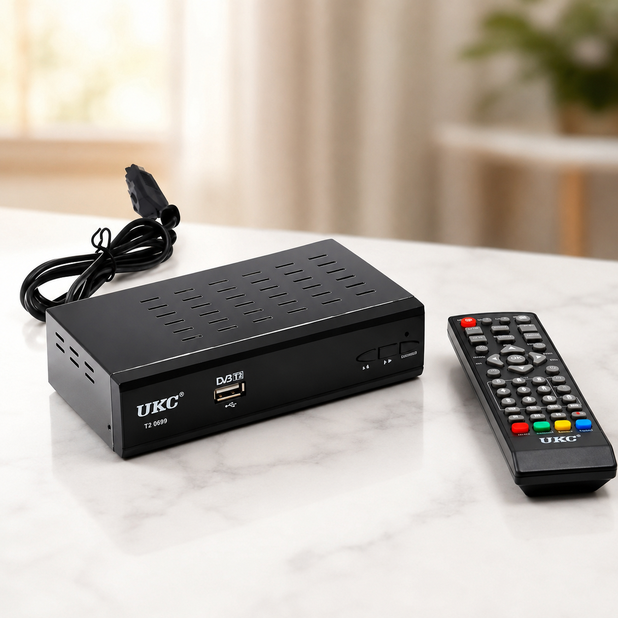 Цифровий Т2 тюнер DVB-T2 з підтримкою Wi-Fi, HDMI, USB та Full HD 1080P