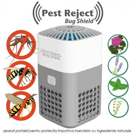 Відлякувач комарів Mosquito Repellent • Портативний засіб від комах Mosquito Repellent з вентилятором і вставками на 4 батарейки AA