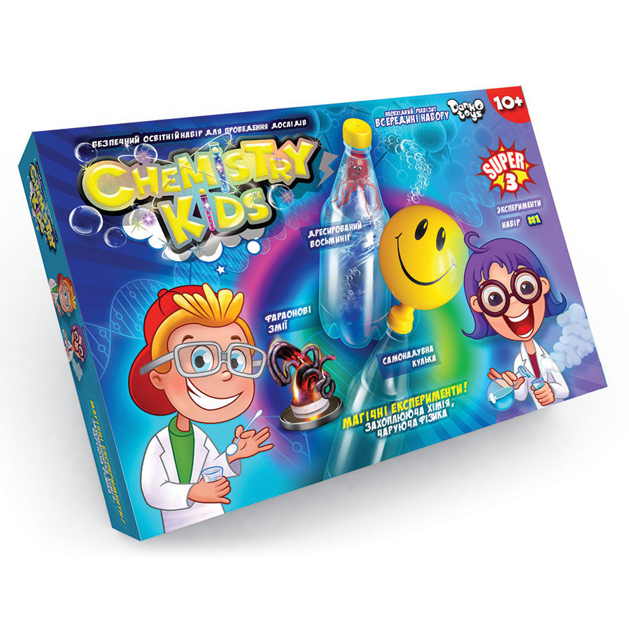 Дитячий набір для проведення дослідів CHEMISTRY KIDS CHK-02  CHK-02-01U