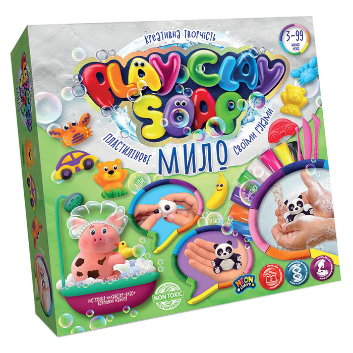 Набір креативної творчості "Пластилінове мило" Play Clay Soap PCS-01 великий  Панда
