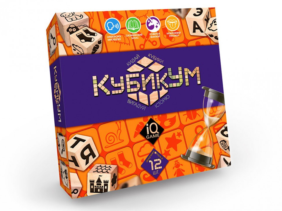 Розважальна гра "КубікУм" G-KU-01U укр. мовою