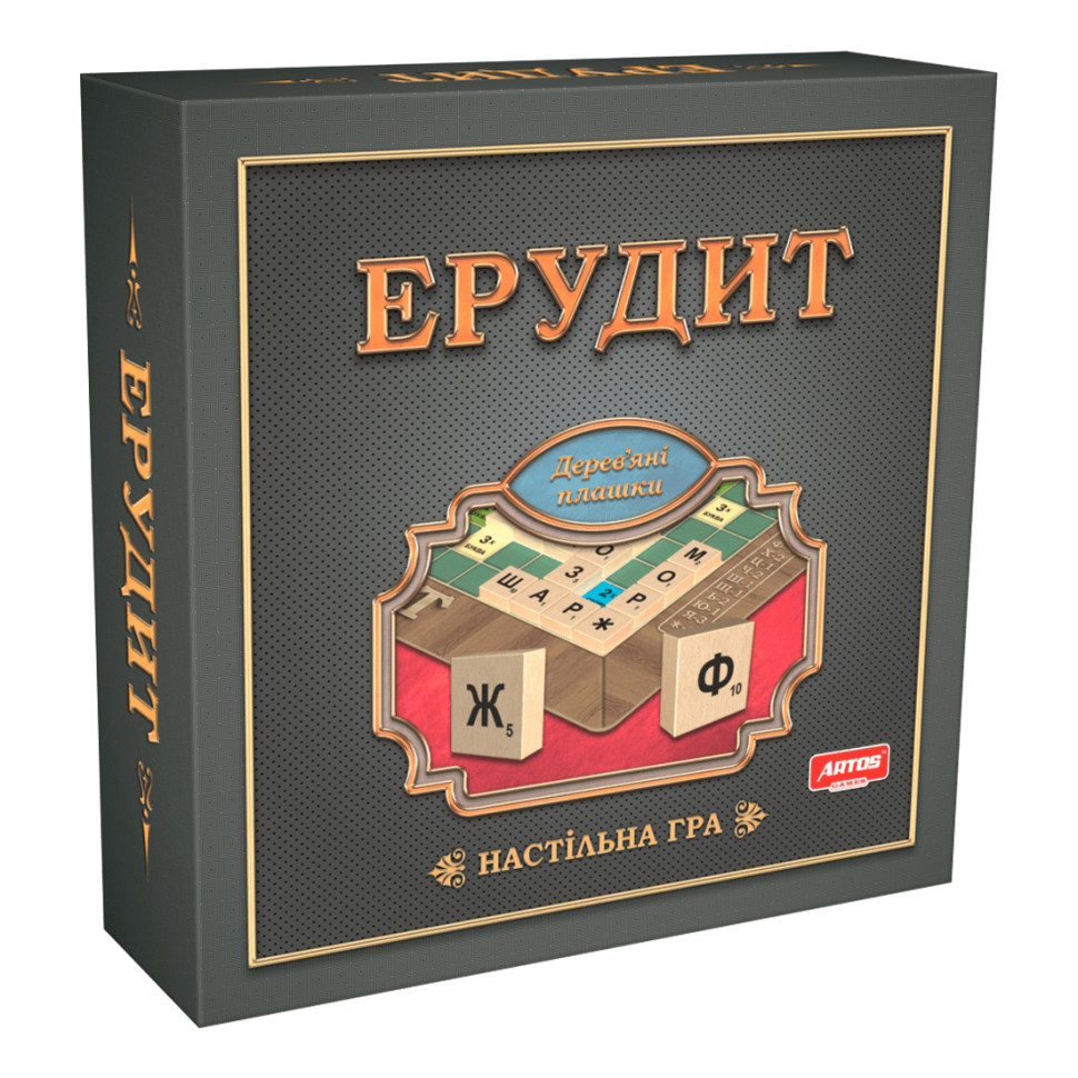 Настільна гра "Ерудит" 0987 дерев9;яна