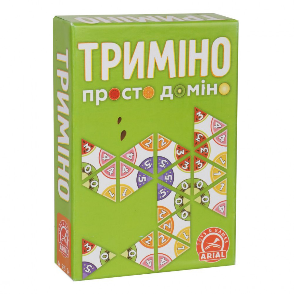 Настільна гра Триміно (Супердоміно) Arial 911081, 56 фішок
