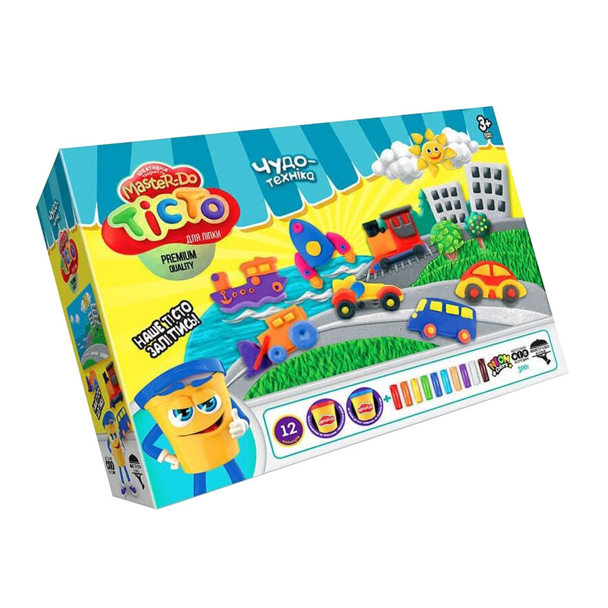 Набір для творчості "Тісто для ліплення Master Do" TMD-07-01-04U укр  Диво техніка