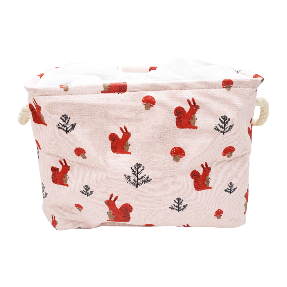 Кошик з бавовни Bambi CLR619 кошик 35-25-26см Білка