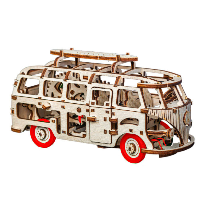 Дерев9;яний конструктор "Dream Van" Time for Machine T4M380301 Червоний