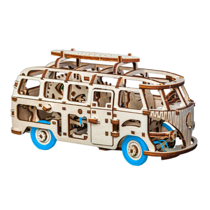 Дерев9;яний конструктор "Dream Van" Time for Machine T4M380301 Синій