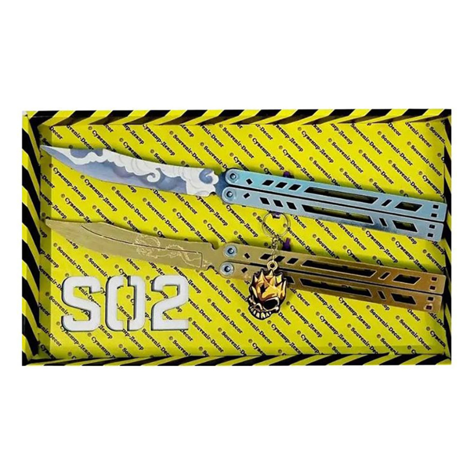 Набір ножів сувенірних дерев9;яних SO-2 "МЕТЕЛЬ LEGASY & МЕТЕЛЬ KUMO" SO2-3-B