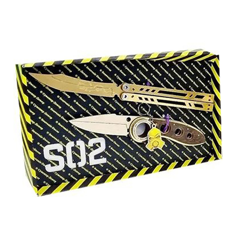 Набір ножів сувенірних дерев9;яних SO-2 "МЕТЕЛЬ LEGASY & ВИКИДУХ ФЛІП BLACK" SO2-5-B