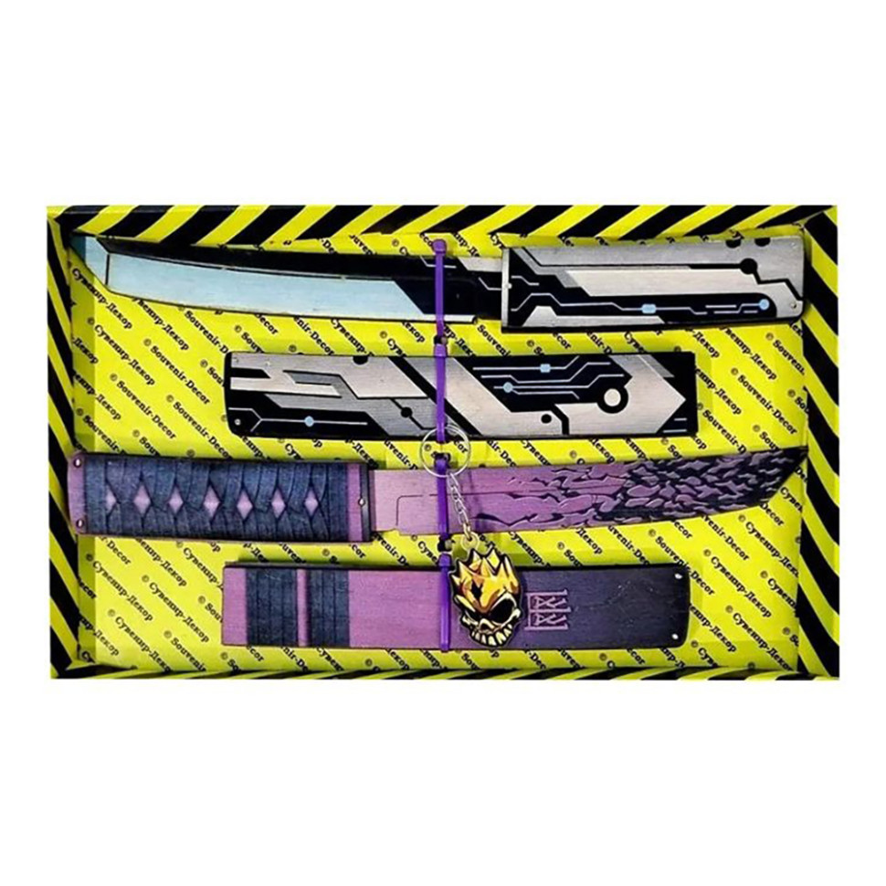 Набір ножів сувенірних дерев9;яних SO-2 "TANTO ТРАНЗИСТОР & TANTO РЕСТЛЕС" SO2-9-B