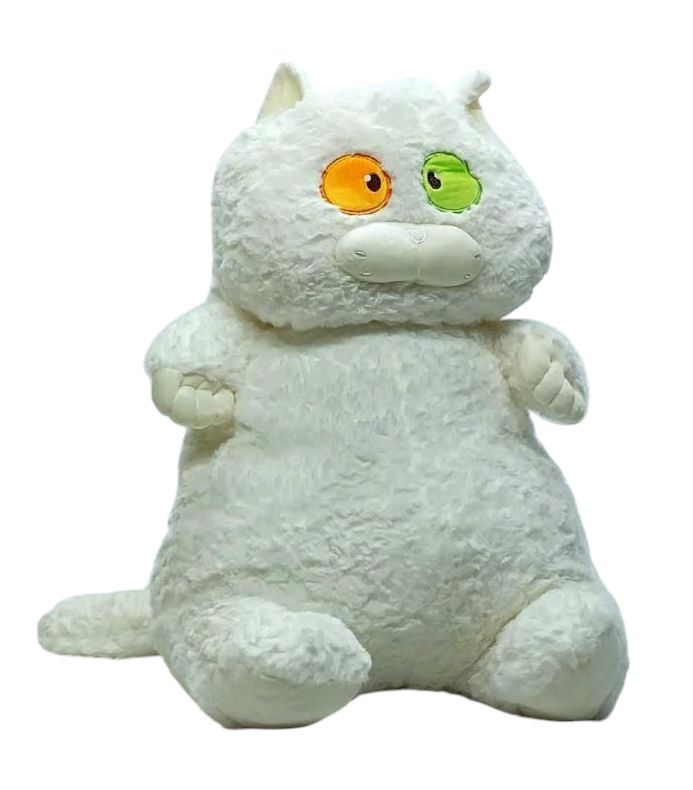 М9;яка іграшка "Товстий кіт" K15215, 60 см Білий