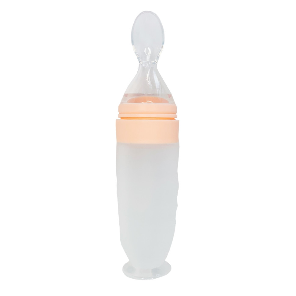Силіконова ложка-контейнер MGZ-0108(Peach) об9;єм 90 грам