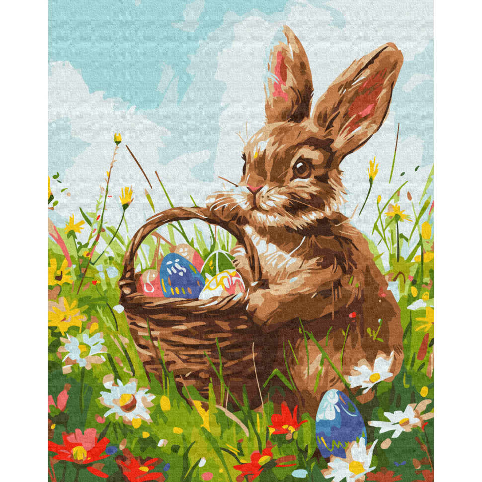 Картина за номерами "Великодній посланець" Brushme BS53931 40x50 см