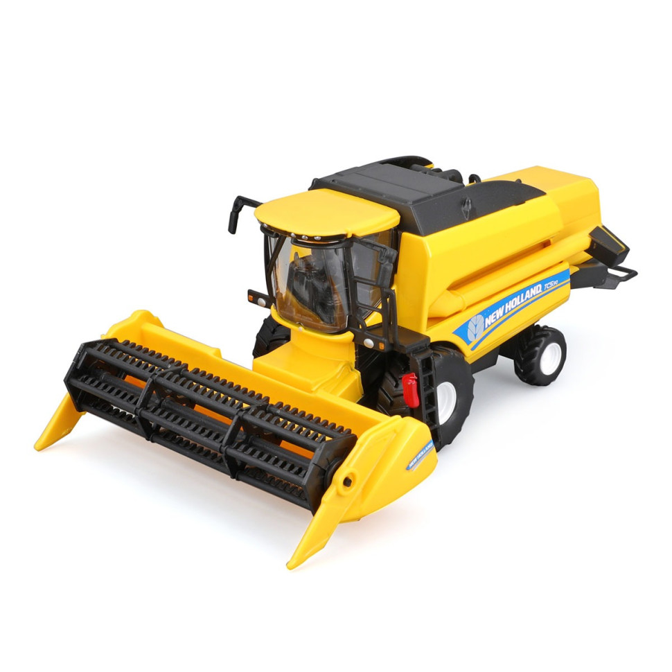 Автомодель Зернозбиральний комбайн "New Holland TC5.90" Bburago 18-31721 із зерновою жниваркою
