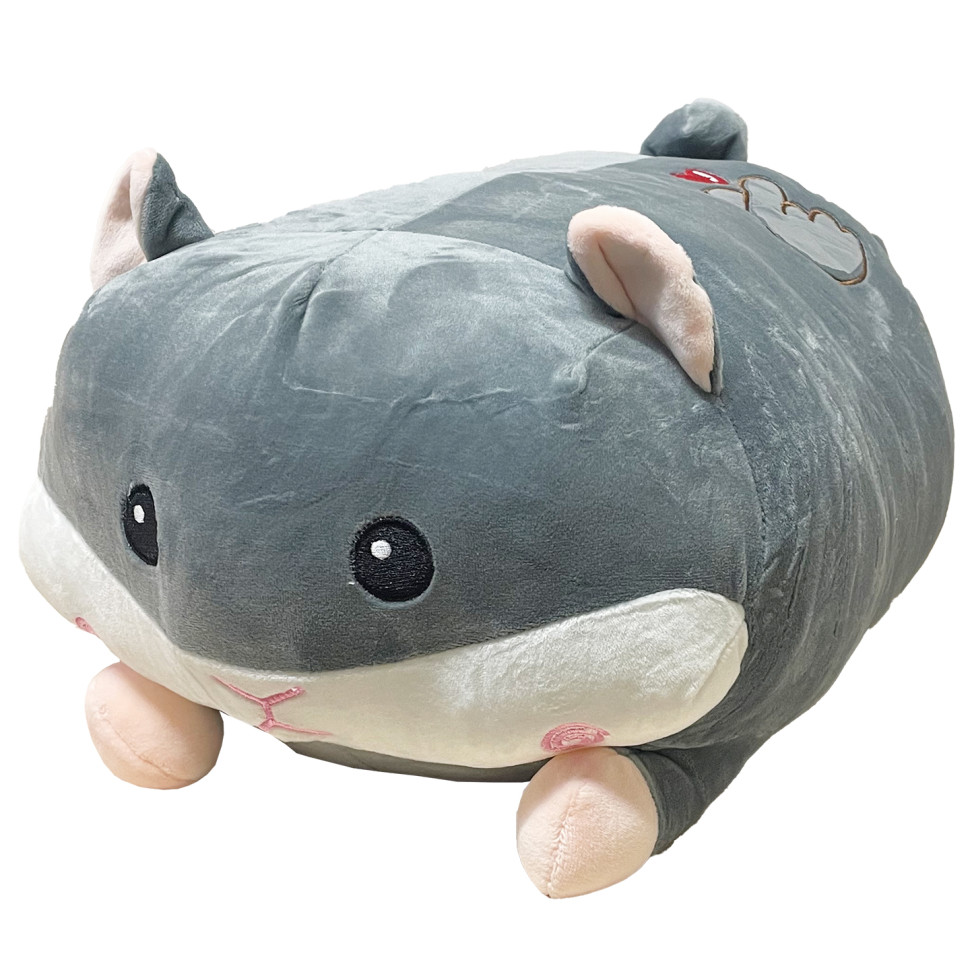 Дитяча м9;яка іграшка "Хом9;як" L1121(Grey) іграшка з пледом, розмір 50 см