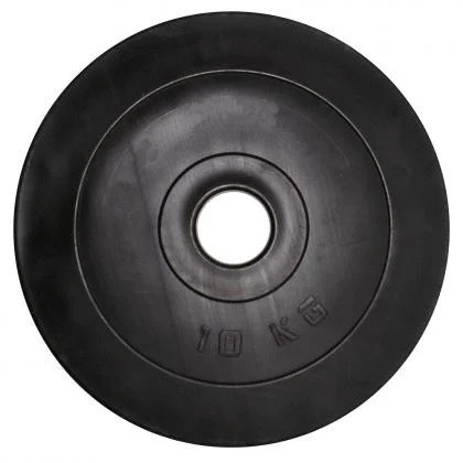 Диск гантельний композитний в пластиковій оболонці Rock Pro NE-PL-D-10 10 кг