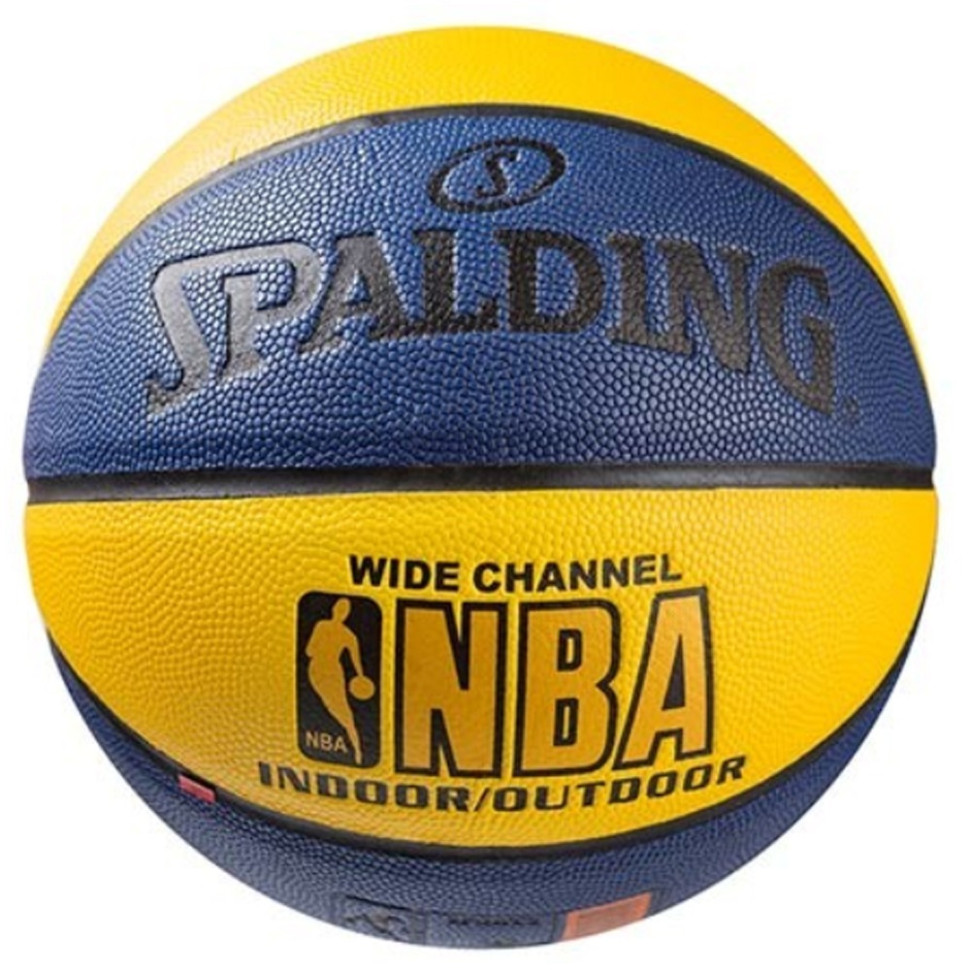 М9;яч баскетбольний NBA NE-BAS-1500 № 7 синьо-жовтий