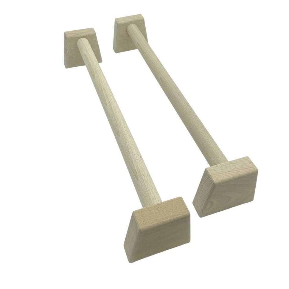 Паралетси, упори для віджимання дерев9;яні Wood Gym Push Up NE-WD-50 з бука 50 см 2 шт