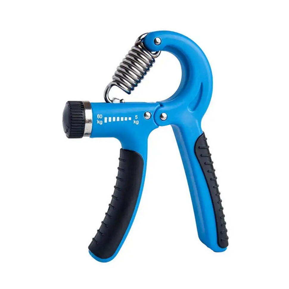 Еспандер кистьовий пружинний з регульованим навантаженням Power Grip Pro NE-W-87-BL 5-60 кг
