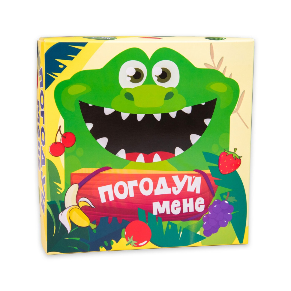 Настільна гра "Погодуй мене - крокодил" 30379 інструкція 20 фішок, рулетка