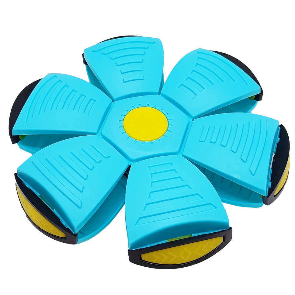 Летючий трансформерний м9;яч 1002-3(Turquoise) світиться