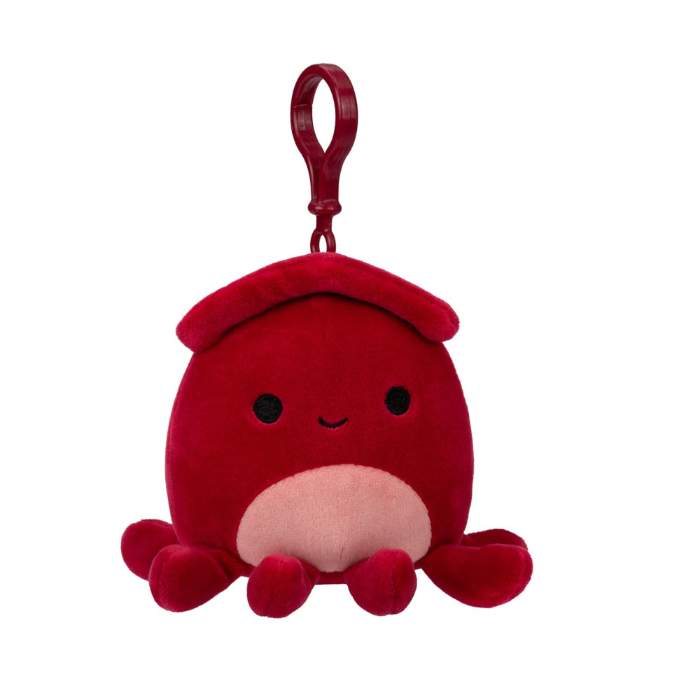 М9;яка іграшка Кальмар Альтман Squishmallows SQCP00146 на кліпсі 9 см