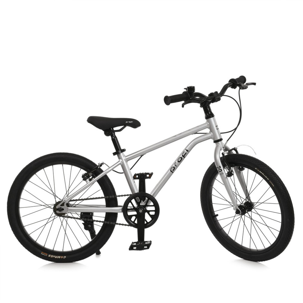 Велосипед дитячий LIGHTY MB 20LIGHTY SILVER, колеса 20 дюймів