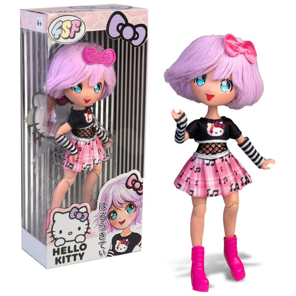 Дитяча лялька "Тедді Рок" 4SF Manga Dolls HKTF0100 серії "Hello Kitty"