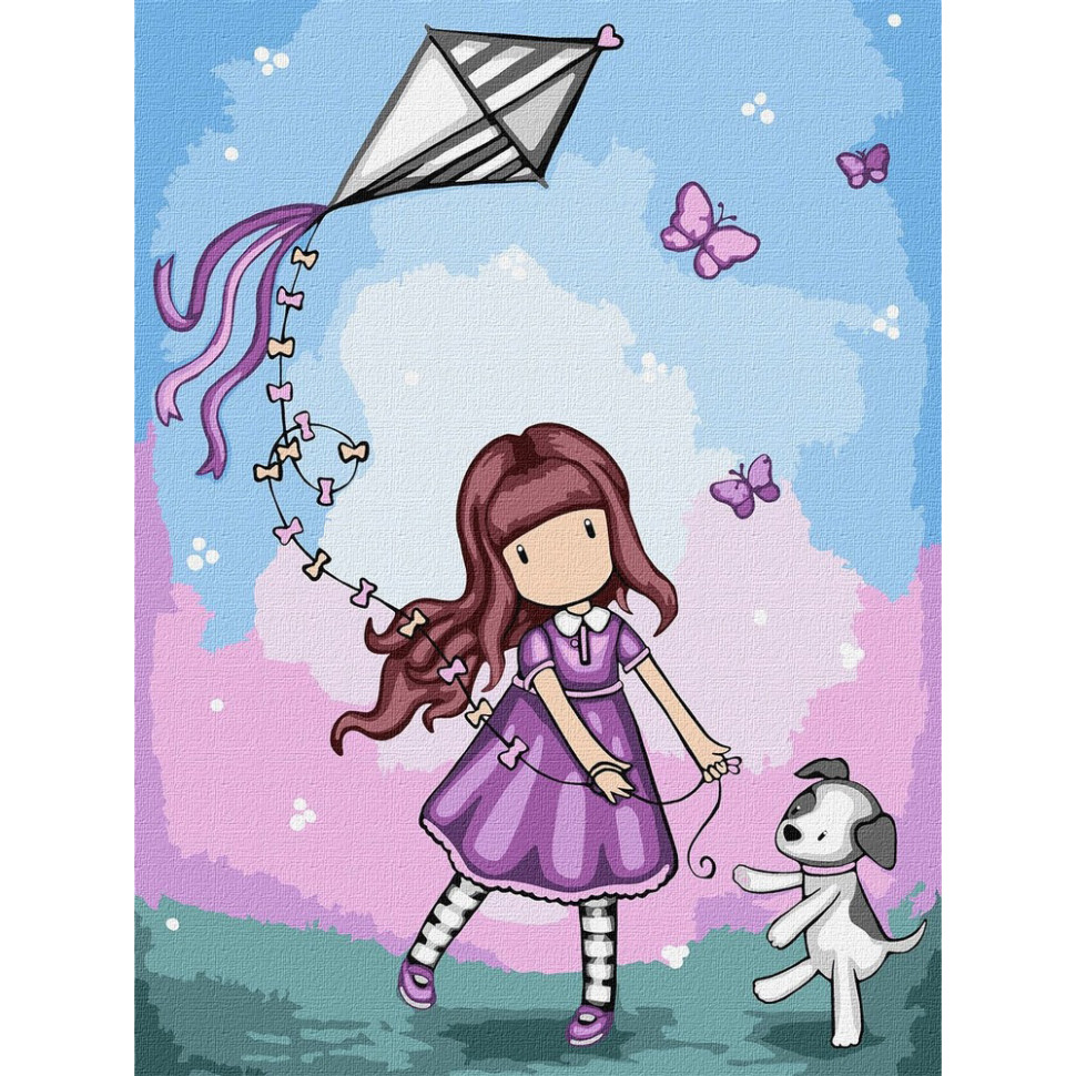 Картина за номерами "Don’t Fly Away Santoro Gorjuss Collection" KHO8585, 30х40 см