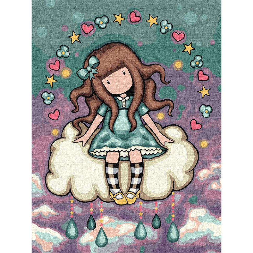 Картина за номерами "April9;s Showers Santoro Gorjuss Collection" KHO8672, 30х40 см
