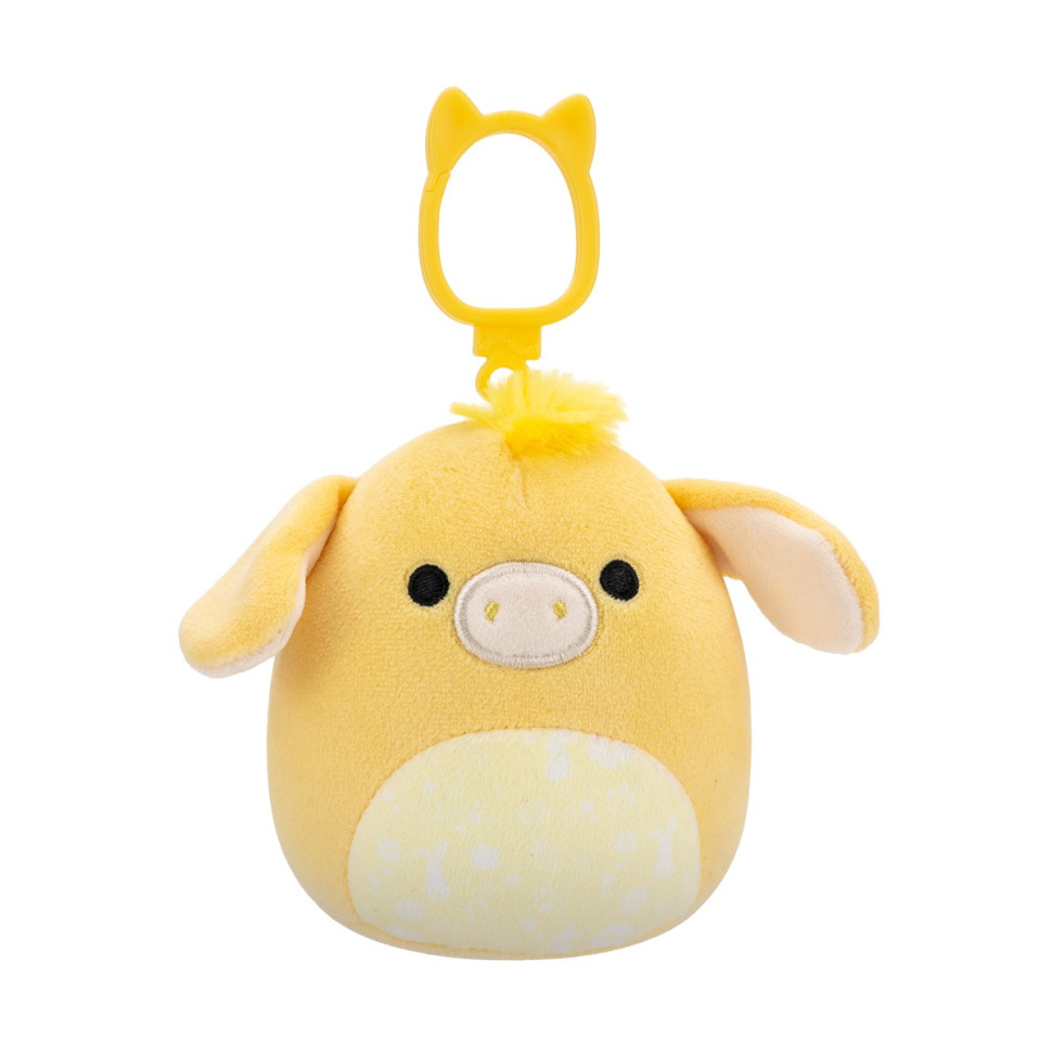 М9;яка іграшка на кліпсі Ослик Гевін Squishmallows SQCP00461, 9 см