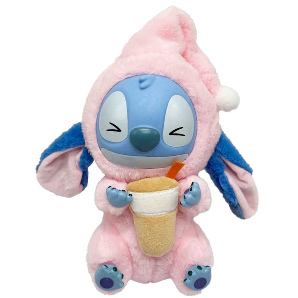 Дитяча м9;яка іграшка-брелок "Стіч з ковпаком" STITCH(Pink) 26 см