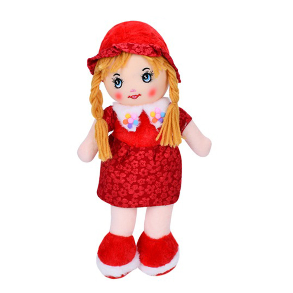 Дитяча іграшкова лялька FG240408152A-1(Red) 38 см, м9;яка набивна, петелька