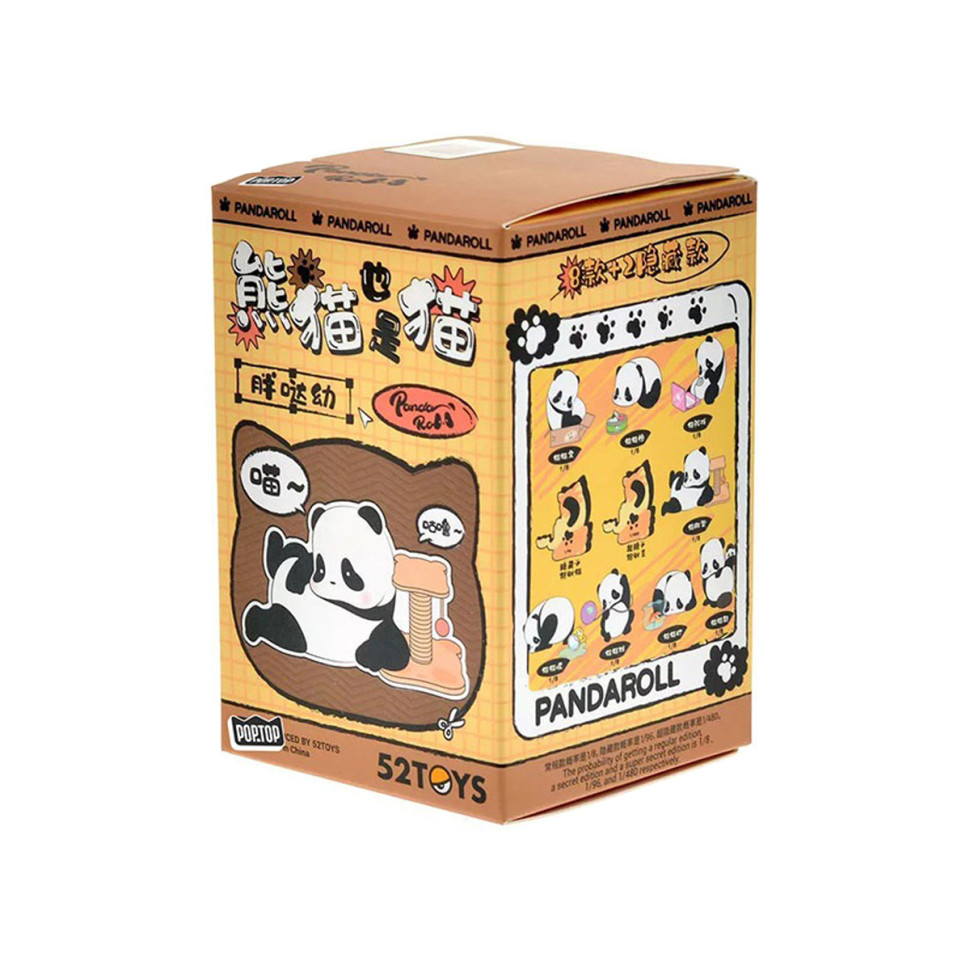 Колекційна фігурка-сюрприз "Мяу панди" 52Toys 22CB437GG13 серії "Panda Roll"
