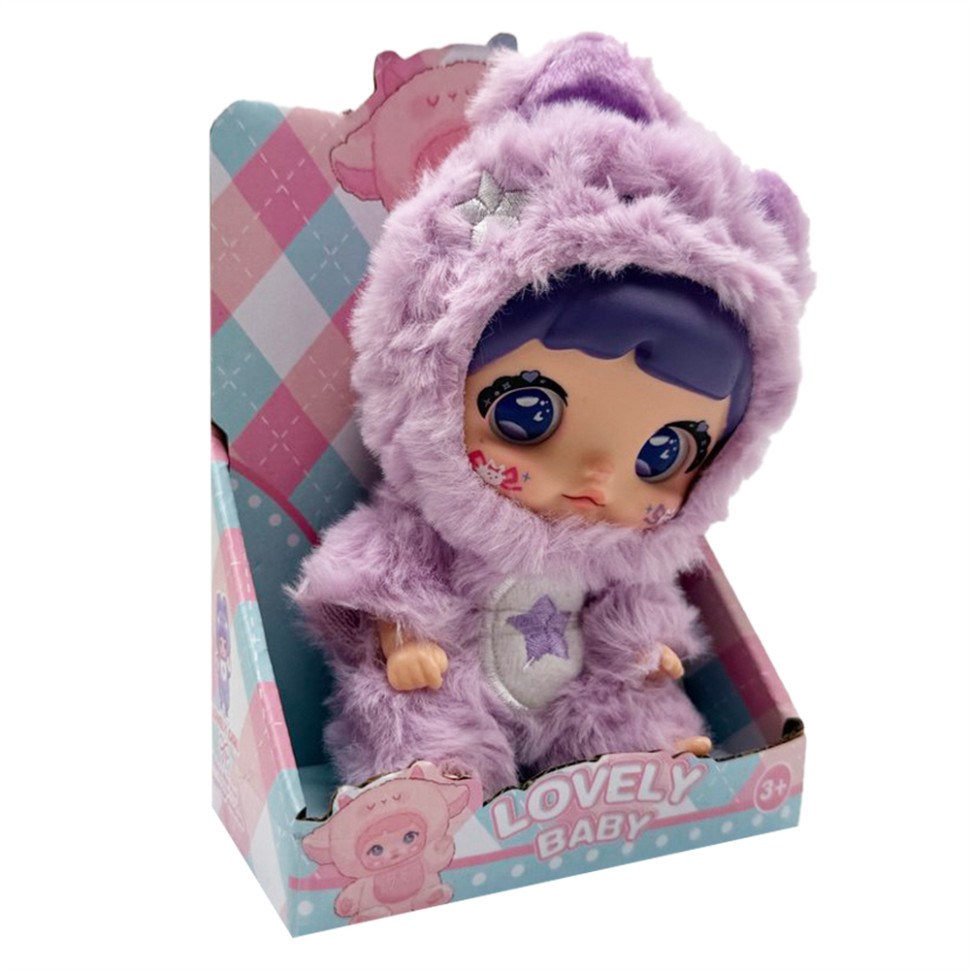 Дитяча м9;яка іграшка-брелок "Lovely Baby" 6053a(Violet)