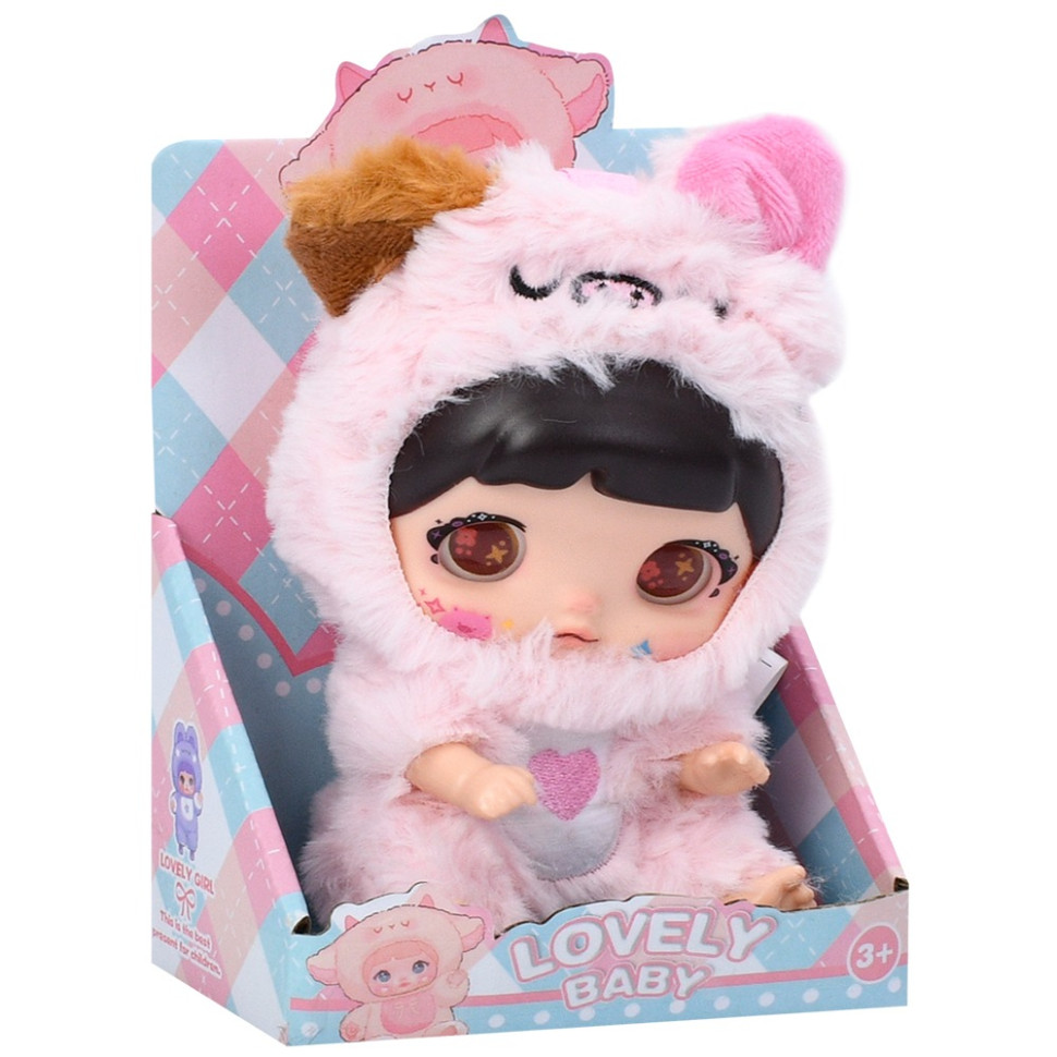 Дитяча м9;яка іграшка-брелок "Lovely Baby" 6053a(Pink)