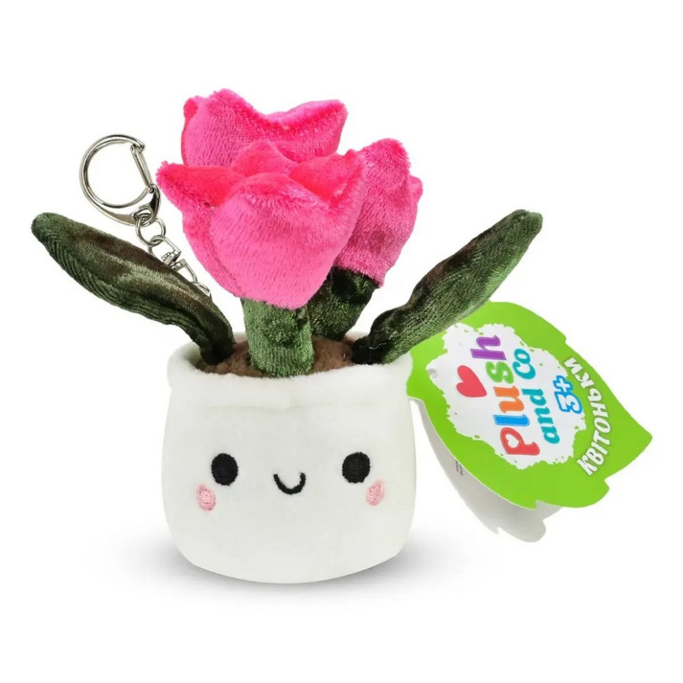 М9;яка іграшка-брелок "Квітоньки" Plush and Co PLC25056, 10 см