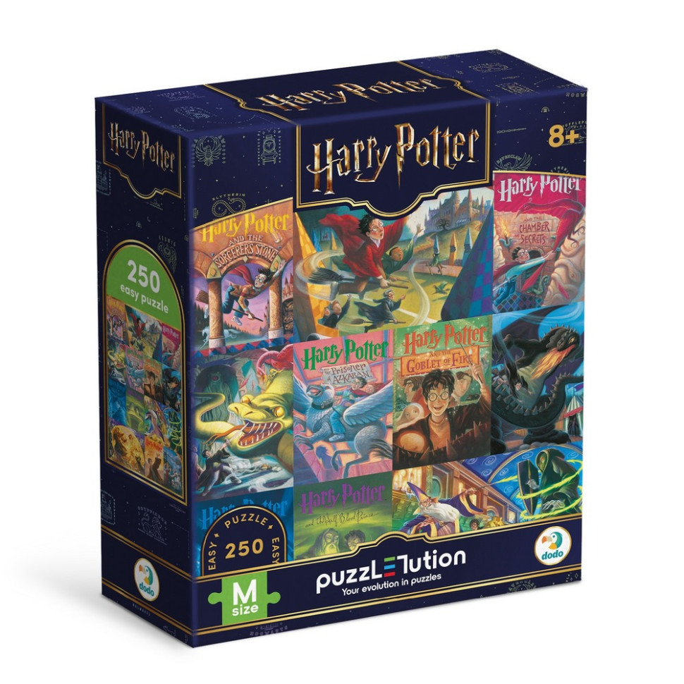 Пазл класичний "Harry Potter Книжкові обкладинки" 200657, 250 елементів