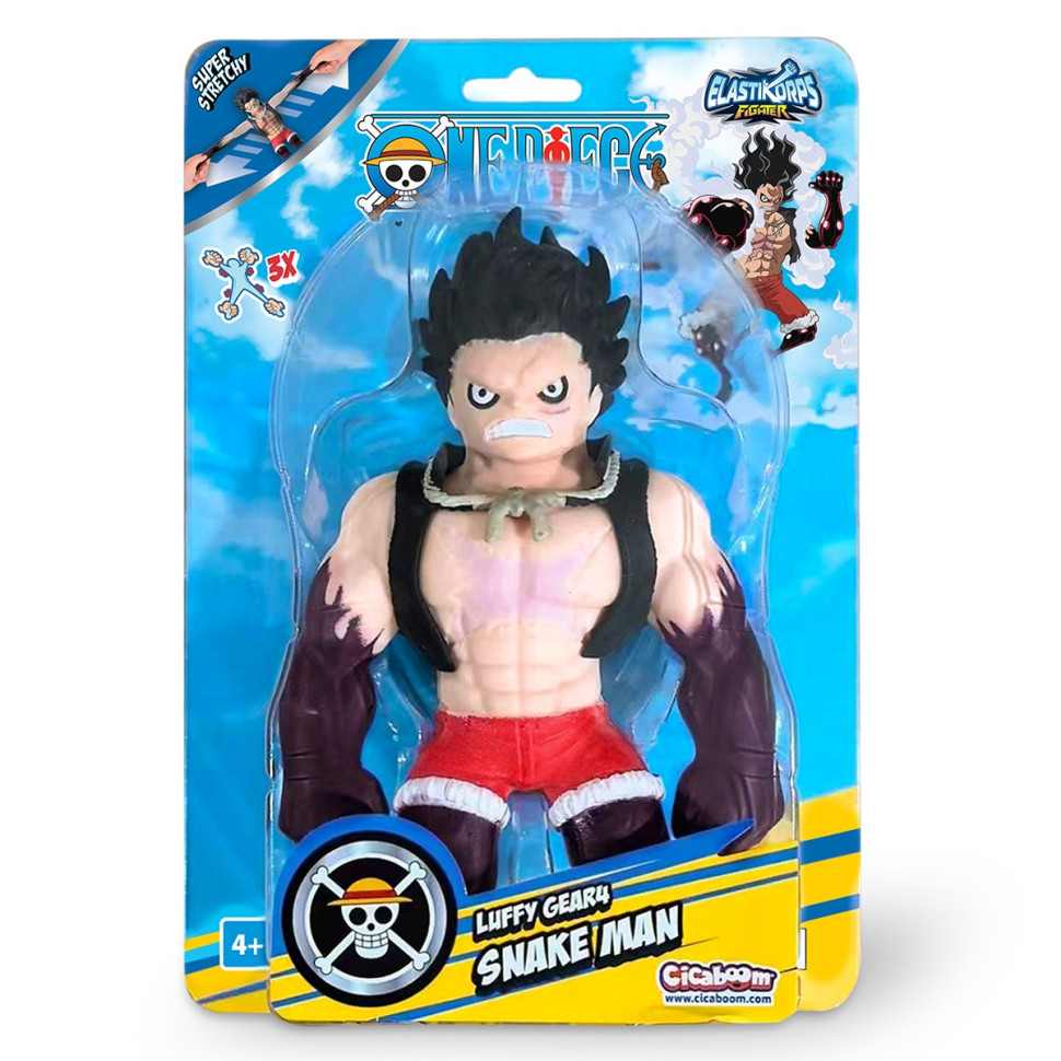 Стретч-іграшка Людина-змія Luffy Gear4 Elastikorps OPELARESB-SN серії "One piece"