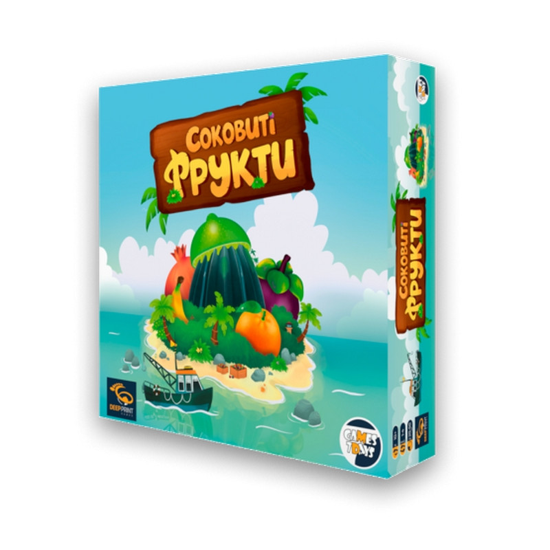 Настільна гра "Соковиті фрукти" SF001U 100 дерев9;яних фігурок фруктів
