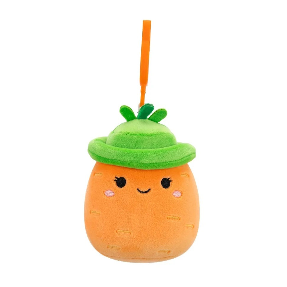 М9;яка іграшка на кліпсі Морквина Кароліна Squishmallows SQCP00462, 9 см