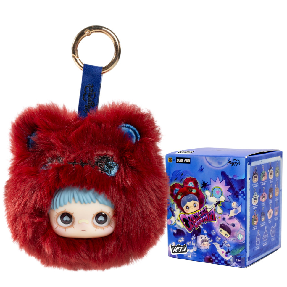 Колекційна м9;яка іграшка з кільцем Шалений цирк Pop Top HC029 Hi TOY "серії MayMei"