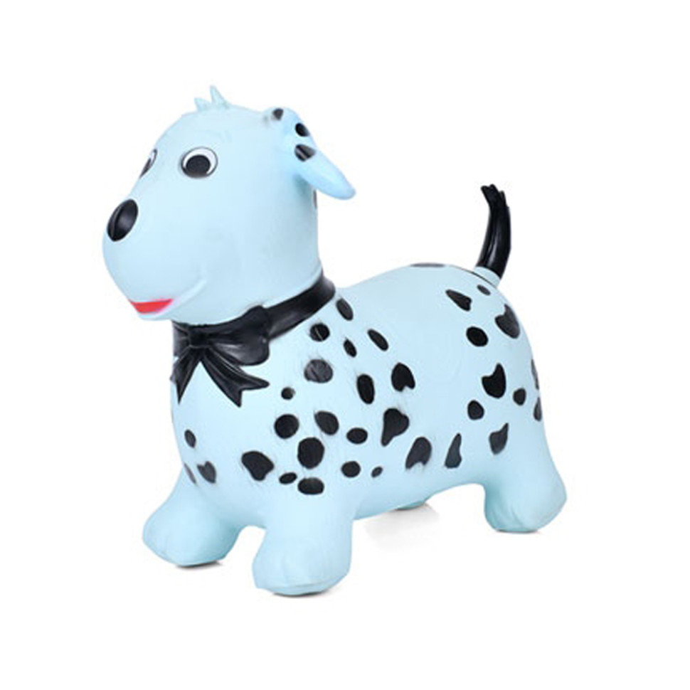 Дитяча іграшка-стрибун "Цуценя" MS 4160(Blue) гума, до 20 кг