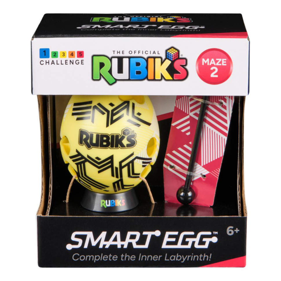 Розвиваюча Головоломка Смарт-яйце Rubik9;s 6071681(Yellow) паличка, підставка